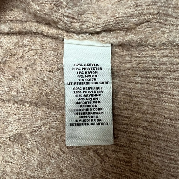 Jason Wu Heather Taupe Hooded Cable Knit Zip up Cardigan - Picture 7 of 7